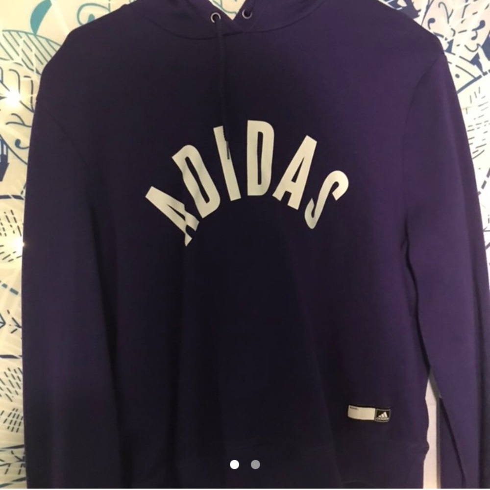 Adidas crop top hoodie